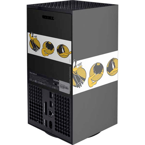 Looney Tunes Daffy Duck Three Circles Xbox Series X Console Skin