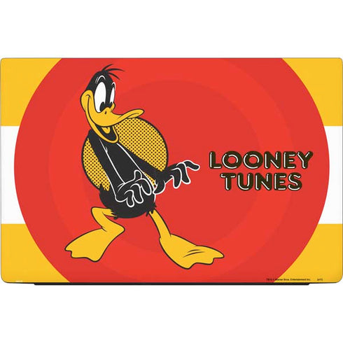 Looney Tunes Daffy Duck Yellow Stripes Dell Vostro Skin