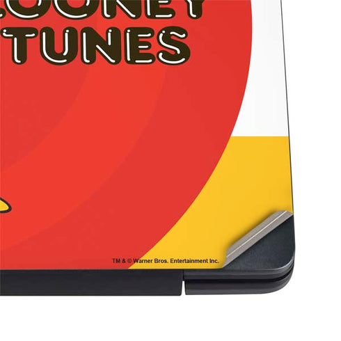 Looney Tunes Daffy Duck Yellow Stripes Dell Vostro Skin