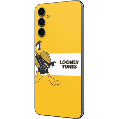 Looney Tunes Daffy Duck Yellow Stripes Galaxy A14 5G Skin