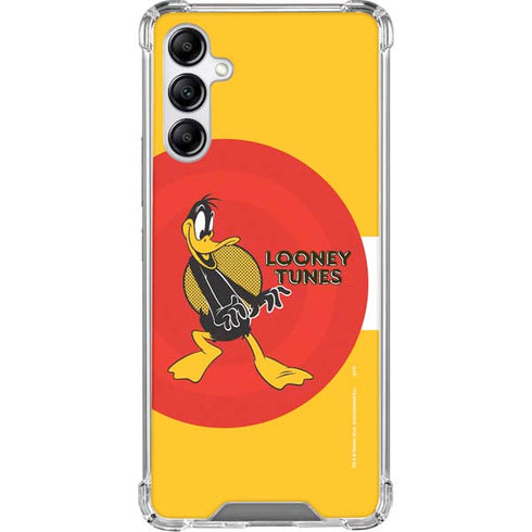 Looney Tunes Daffy Duck Yellow Stripes Galaxy A15 5G Clear Case