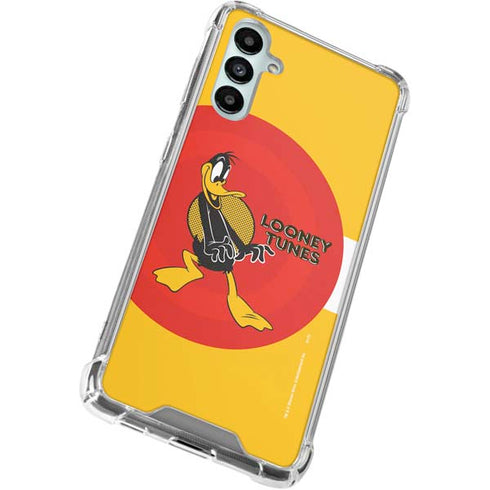 Looney Tunes Daffy Duck Yellow Stripes Galaxy A15 5G Clear Case