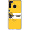 Looney Tunes Daffy Duck Yellow Stripes Galaxy A21 Clear Case