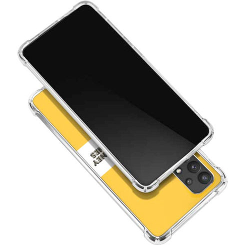 Looney Tunes Daffy Duck Yellow Stripes Galaxy A32 5G Clear Case