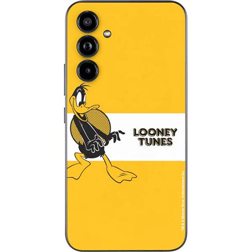 Looney Tunes Daffy Duck Yellow Stripes Galaxy A54 5G Skin