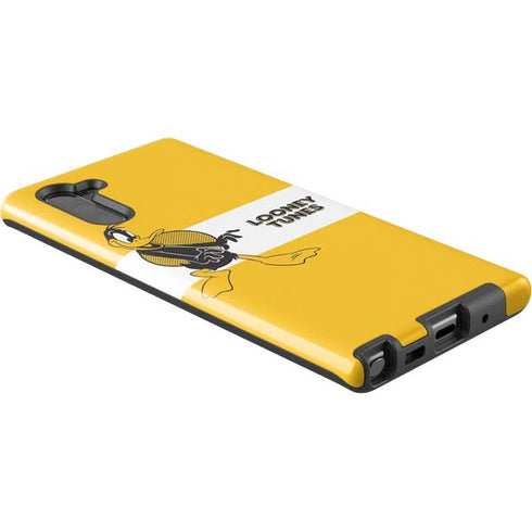 Looney Tunes Daffy Duck Yellow Stripes Galaxy Note 10 Pro Case