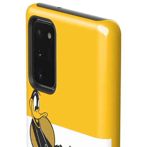 Looney Tunes Daffy Duck Yellow Stripes Galaxy Note20 5G Pro Case