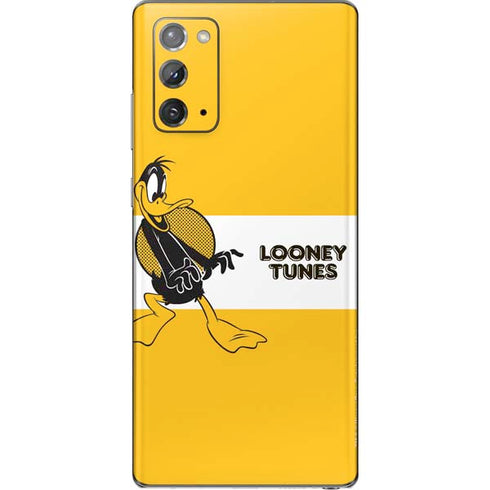Looney Tunes Daffy Duck Yellow Stripes Galaxy Note20 5G Skin