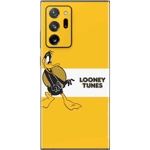 Looney Tunes Daffy Duck Yellow Stripes Galaxy Note20 Ultra 5G Skin