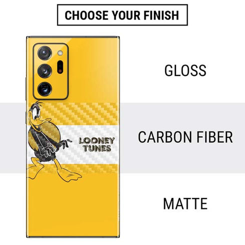 Looney Tunes Daffy Duck Yellow Stripes Galaxy Note20 Ultra 5G Skin
