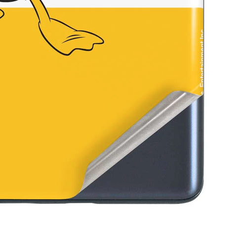 Looney Tunes Daffy Duck Yellow Stripes Galaxy S20 Fan Edition Skin