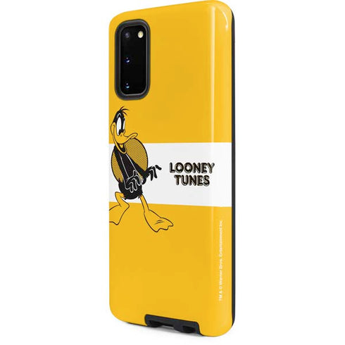 Looney Tunes Daffy Duck Yellow Stripes Galaxy S20 Pro Case