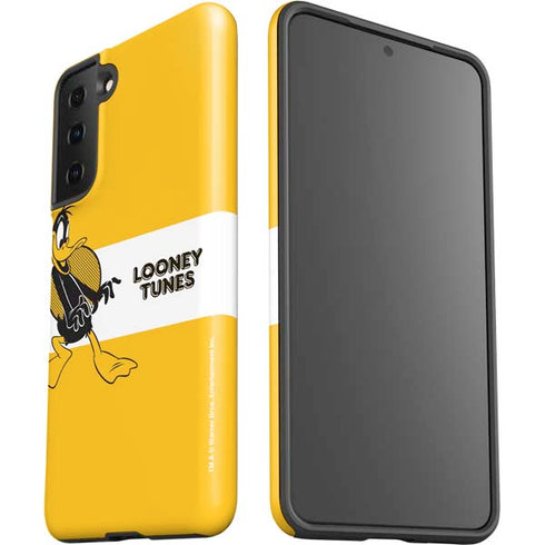 Looney Tunes Daffy Duck Yellow Stripes Galaxy S21 FE Pro Case
