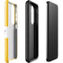 Looney Tunes Daffy Duck Yellow Stripes Galaxy S23 Plus Pro Case