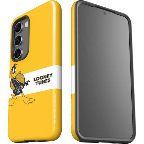 Looney Tunes Daffy Duck Yellow Stripes Galaxy S23 Pro Case