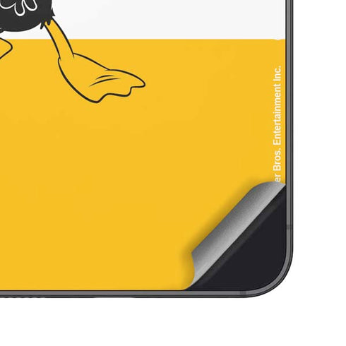 Looney Tunes Daffy Duck Yellow Stripes Galaxy S23 Skin