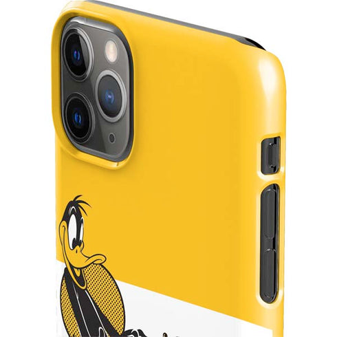 Looney Tunes Daffy Duck Yellow Stripes iPhone 11 Pro Max Lite Case
