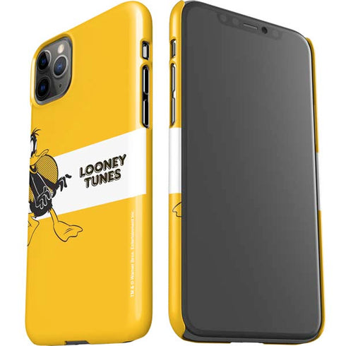 Looney Tunes Daffy Duck Yellow Stripes iPhone 11 Pro Max Lite Case