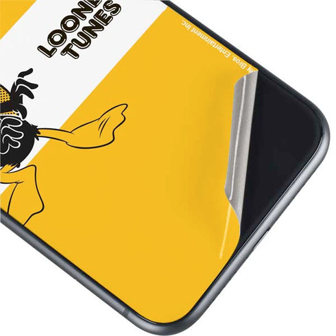 Looney Tunes Daffy Duck Yellow Stripes iPhone 11 Skin