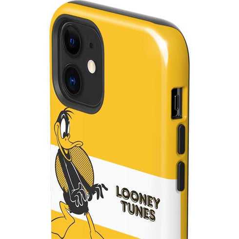 Looney Tunes Daffy Duck Yellow Stripes iPhone 12 Impact Case