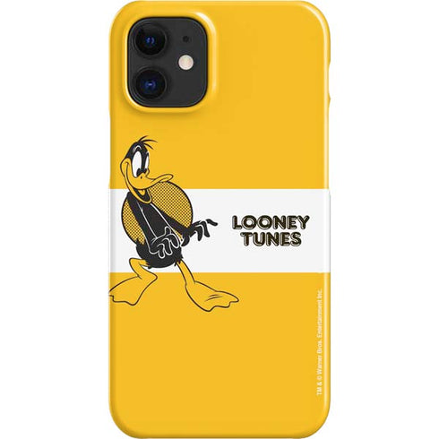 Looney Tunes Daffy Duck Yellow Stripes iPhone 12 Mini Lite Case