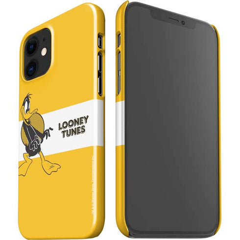 Looney Tunes Daffy Duck Yellow Stripes iPhone 12 Mini Lite Case
