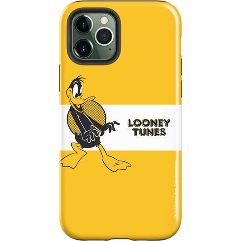 Looney Tunes Daffy Duck Yellow Stripes iPhone 12 Pro Max Impact Case
