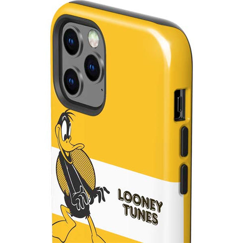 Looney Tunes Daffy Duck Yellow Stripes iPhone 12 Pro Max Impact Case