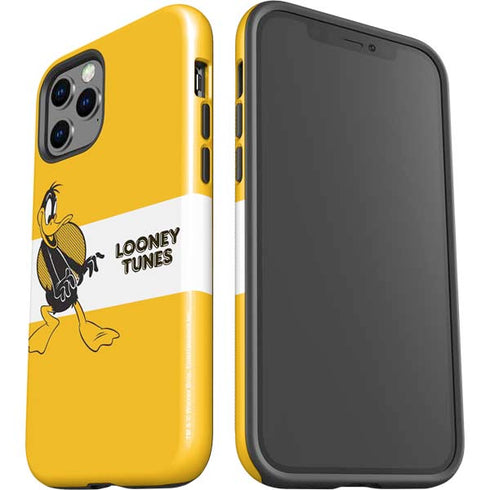 Looney Tunes Daffy Duck Yellow Stripes iPhone 12 Pro Max Impact Case