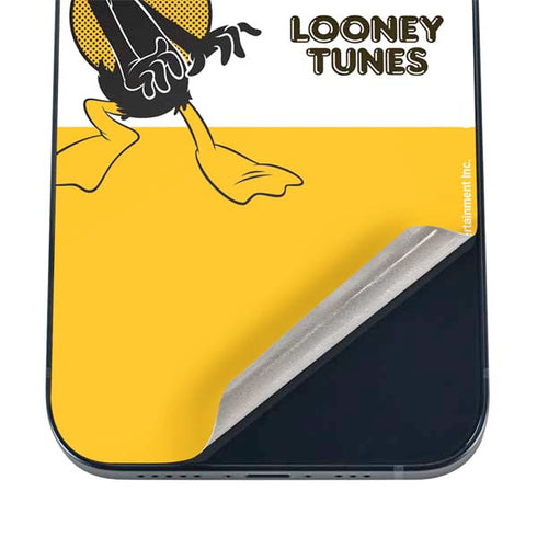 Looney Tunes Daffy Duck Yellow Stripes iPhone 12 Skin