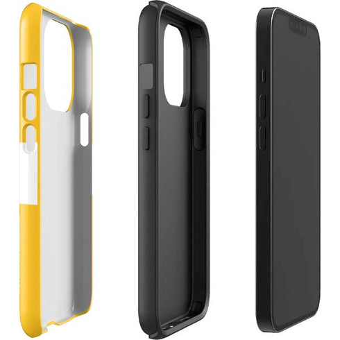 Looney Tunes Daffy Duck Yellow Stripes iPhone 14 Pro Impact Case