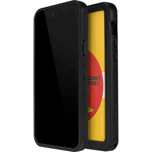 Looney Tunes Daffy Duck Yellow Stripes iPhone 15 Waterproof Case