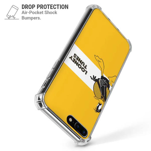 Looney Tunes Daffy Duck Yellow Stripes iPhone 7/8 Plus Clear Case