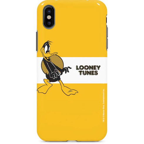 Looney Tunes Daffy Duck Yellow Stripes iPhone 8 Pro Case