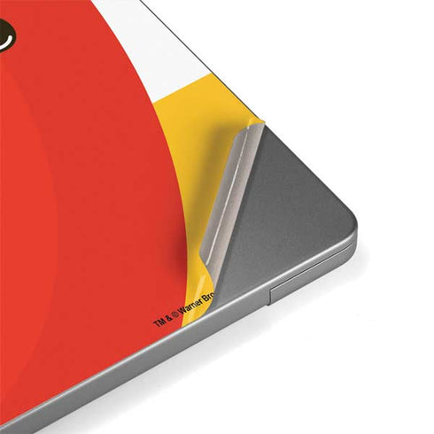 Looney Tunes Daffy Duck Yellow Stripes MacBook Pro 14in (2021-24) Skin