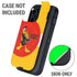 Looney Tunes Daffy Duck Yellow Stripes Otterbox Defender iPhone Skin