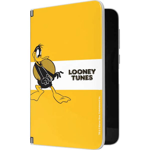 Looney Tunes Daffy Duck Yellow Stripes Surface Duo Skin