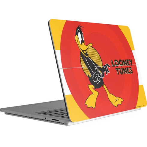 Looney Tunes Daffy Duck Yellow Stripes Surface Laptop Studio Skin