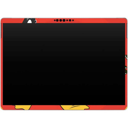 Looney Tunes Daffy Duck Yellow Stripes Surface Pro 9 Skin