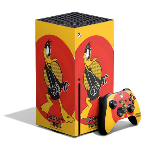 Looney Tunes Daffy Duck Yellow Stripes Xbox Series X Bundle Skin