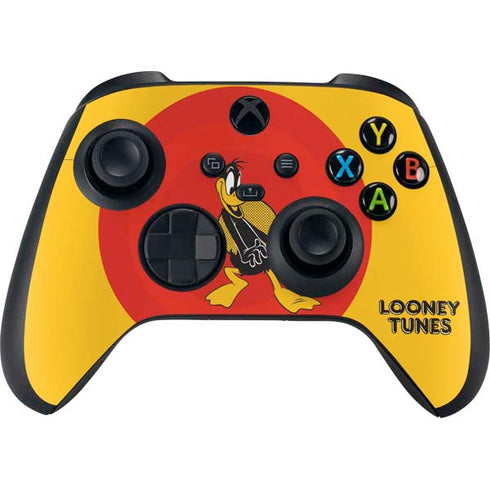 Looney Tunes Daffy Duck Yellow Stripes Xbox Series X Controller Skin