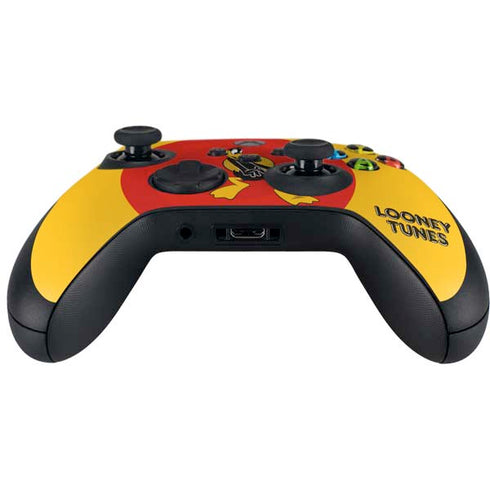 Looney Tunes Daffy Duck Yellow Stripes Xbox Series X Controller Skin