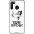 Looney Tunes Daffy Duck Youre Despicable Galaxy A21 Clear Case