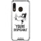 Looney Tunes Daffy Duck Youre Despicable Galaxy A30 Clear Case