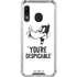 Looney Tunes Daffy Duck Youre Despicable Galaxy A30 Clear Case