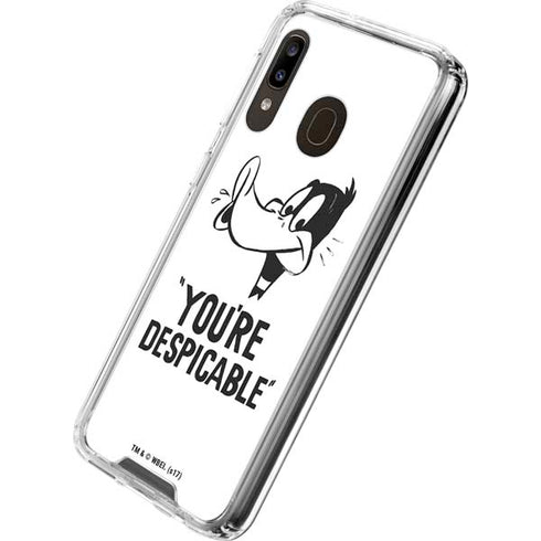 Looney Tunes Daffy Duck Youre Despicable Galaxy A30 Clear Case