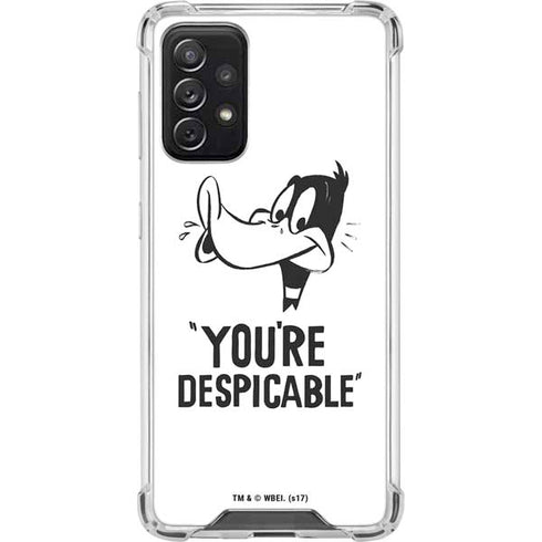 Looney Tunes Daffy Duck Youre Despicable Galaxy A72 5G Clear Case