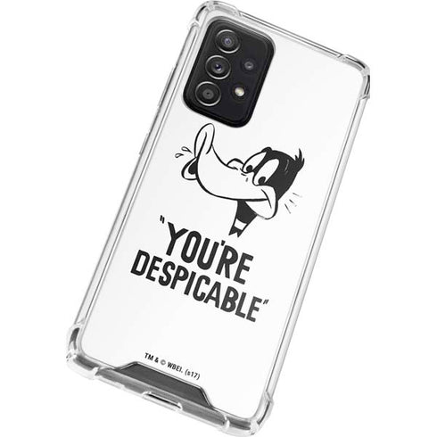 Looney Tunes Daffy Duck Youre Despicable Galaxy A72 5G Clear Case