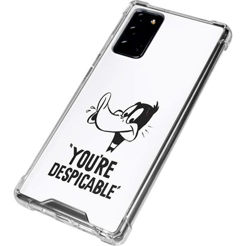 Looney Tunes Daffy Duck Youre Despicable Galaxy Note20 5G Clear Case