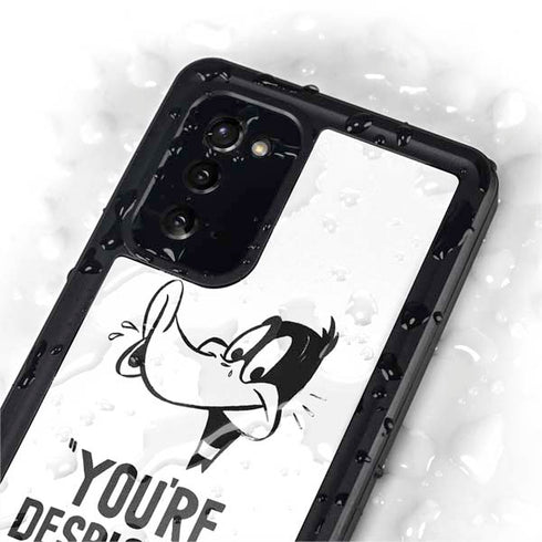 Looney Tunes Daffy Duck Youre Despicable Galaxy Note20 5G Waterproof Case